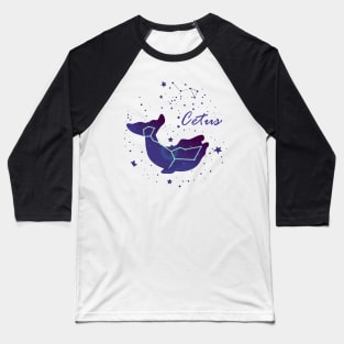 Whale Constellation Baseball T-Shirt